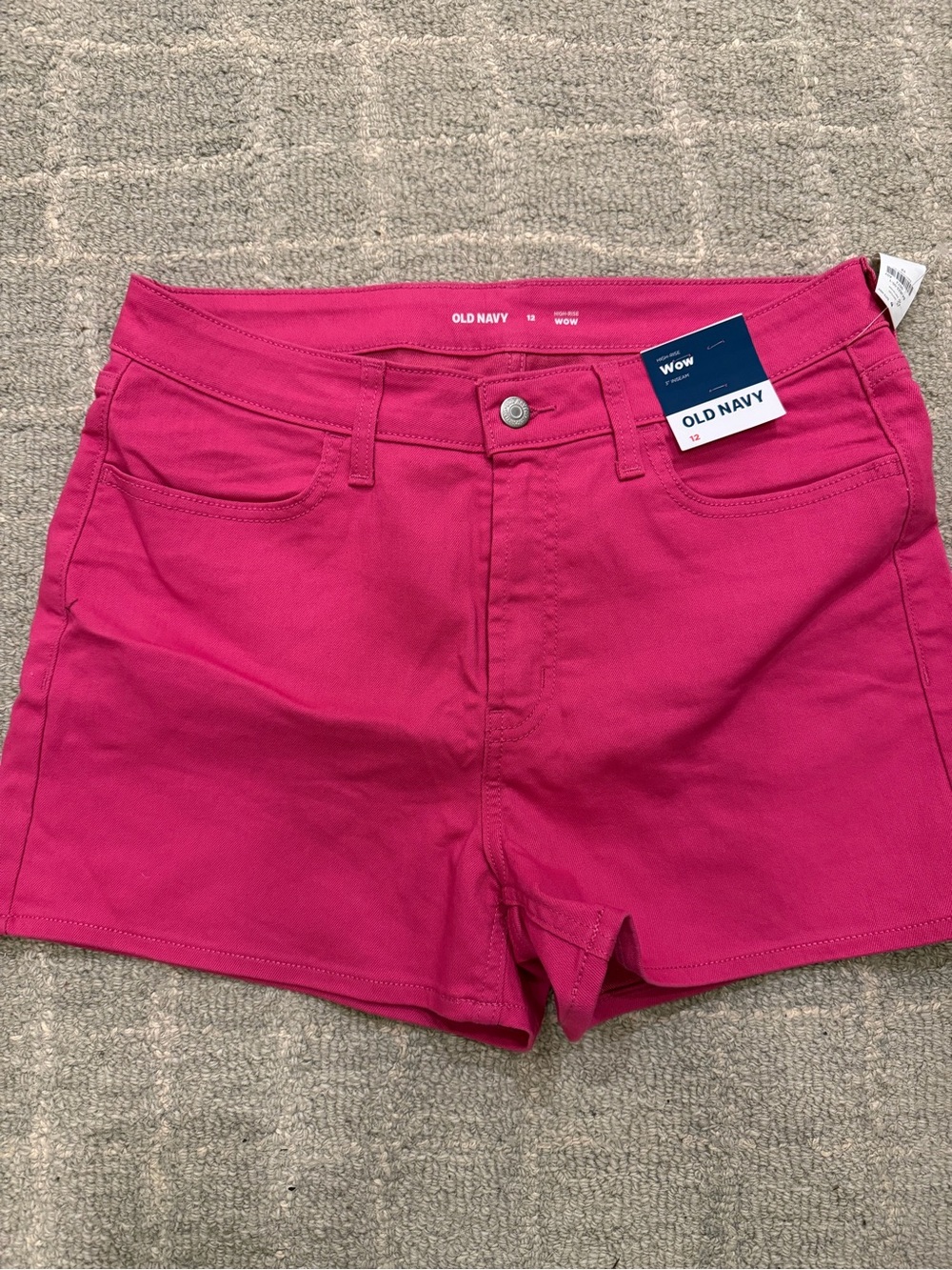 Old Navy Women's Bright Pink Denim Shorts